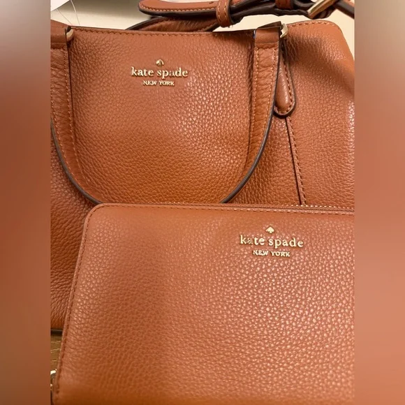 NWT Kate Spade Bag and Wallet Bundle in Warm Gingerbread - Picture 2 of 9